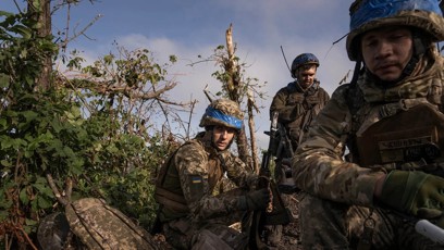 FOTO: Podle informací britského deníku The Sunday Times se ukrajinští vojáci také potýkají s nedostatkem potravin.