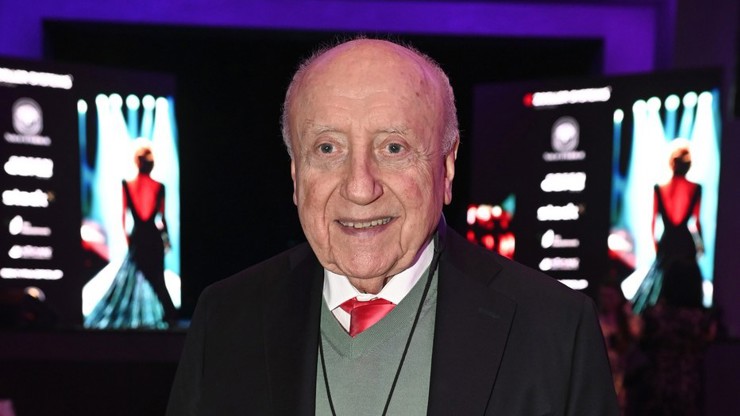 Felix Slováček na přehlídce zahrál. 