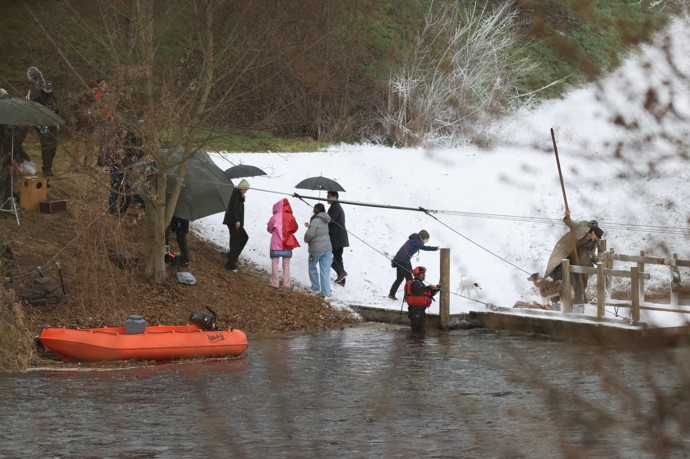 Dicaprio stále natáčí v Česku.