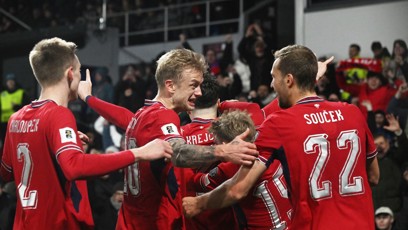 FOTO: Český tým porazil Dánsko na penalty.