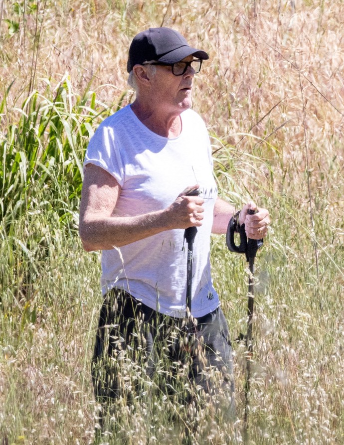 David na procházce.