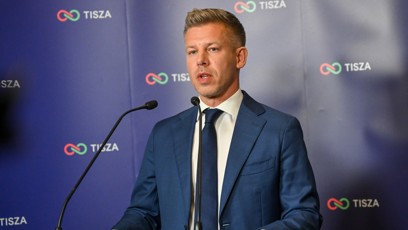 FOTO: Péter Magyar vyhrál volby.
