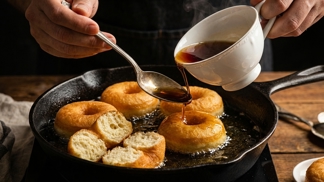 Váš olej v pánvi zůstane téměř netknutý: Tato nečekaná lžíce ze šálku vytvoří v těstě neviditelnou bariéru proti mastnotě