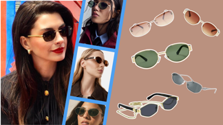 Nejžádanější sluneční brýle roku 2026: Sáhněte po kovových detailech jako Anne Hathaway