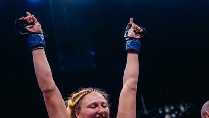 FOTO: Šampionka bantamové váhy Lucia Szabová.