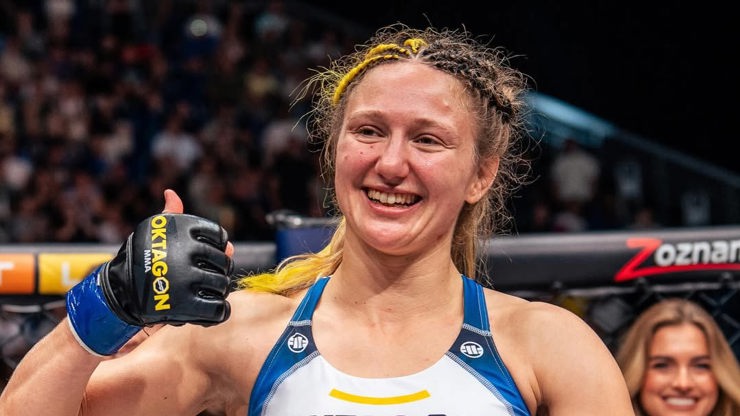 Lucia Szabová byla po výhře velmi šťastná. 