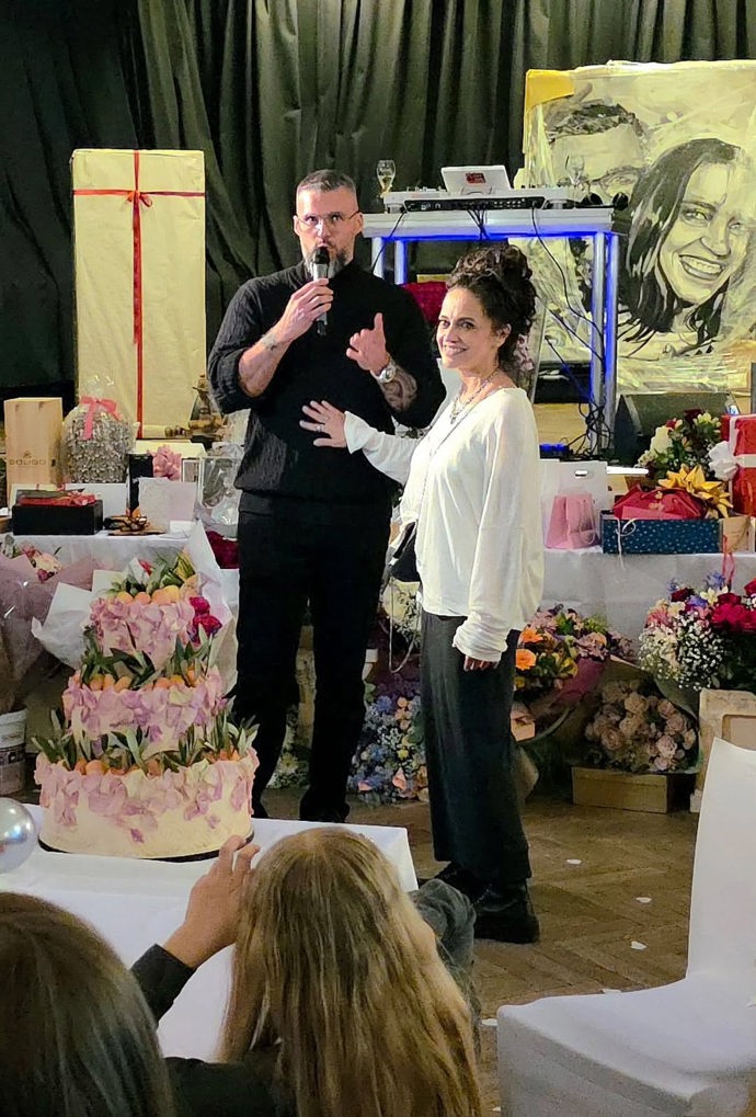 Lucie Bílá a Radek Filipi oznámili radostnou novinku na "narozeninové" oslavě.