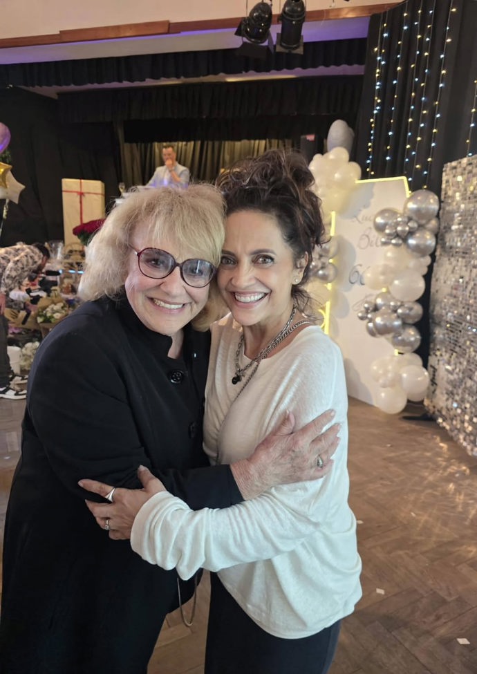 Iva Hüttnerová s Lucií Bílou. 