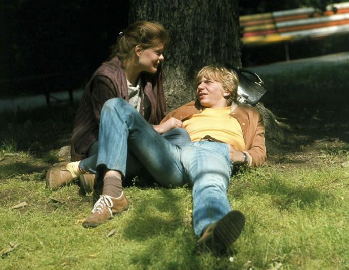 Zuzana Bydžovská a Miroslav Vladyka ve filmu Ten svetr si nesvlíkej.