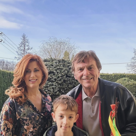 Monika Trávníčková s manželem Pavlem Trávníčkem a synem na Velikonoce.