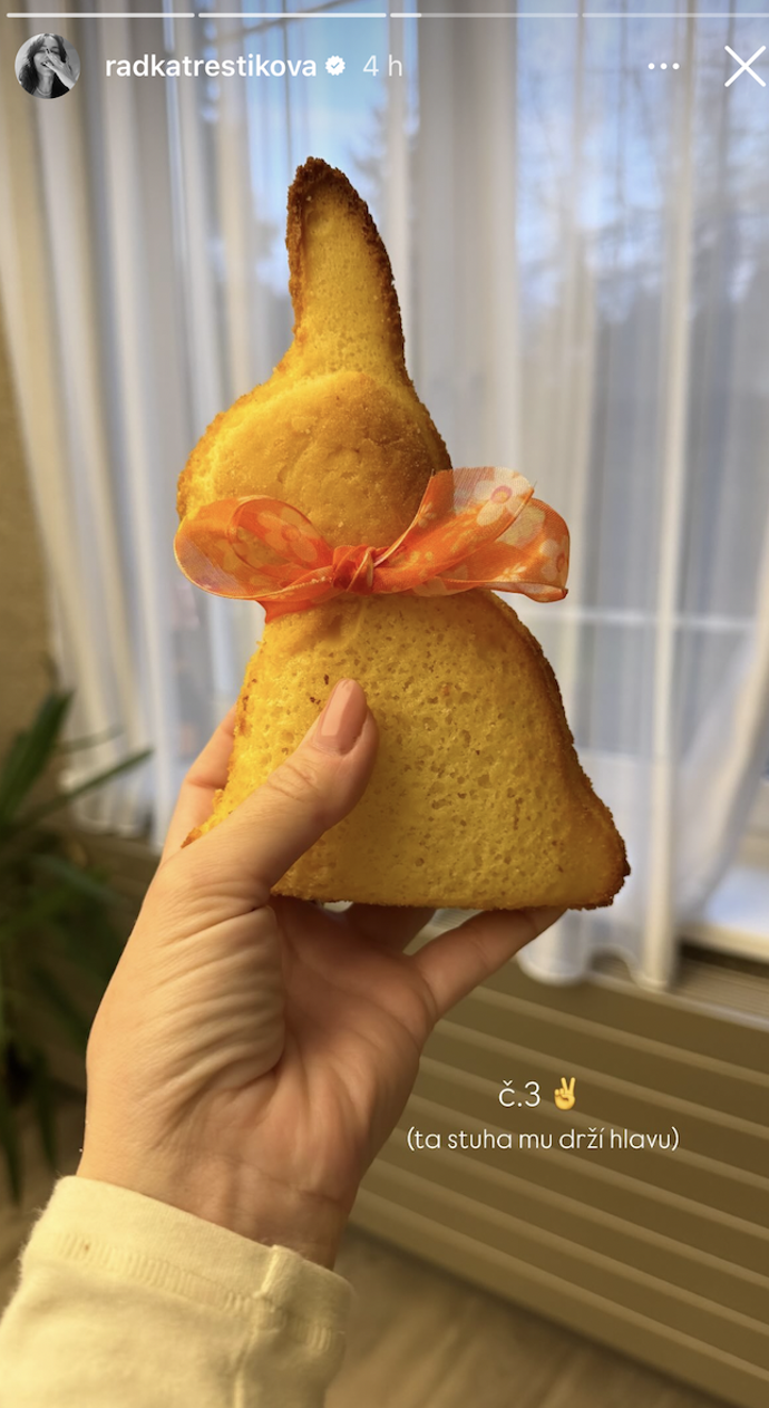 Radka Třeštíková pekla.