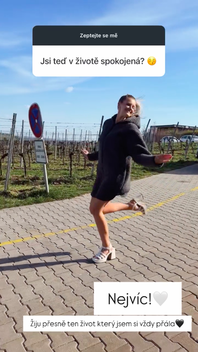 Natálie prožívá krásné období.