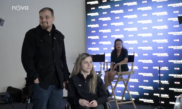 Matějova vyvolená Nikola je na vozíčku.