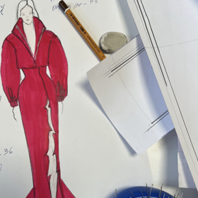 Návrh modelu pro Ewu Farnou od Borise Kráľe.