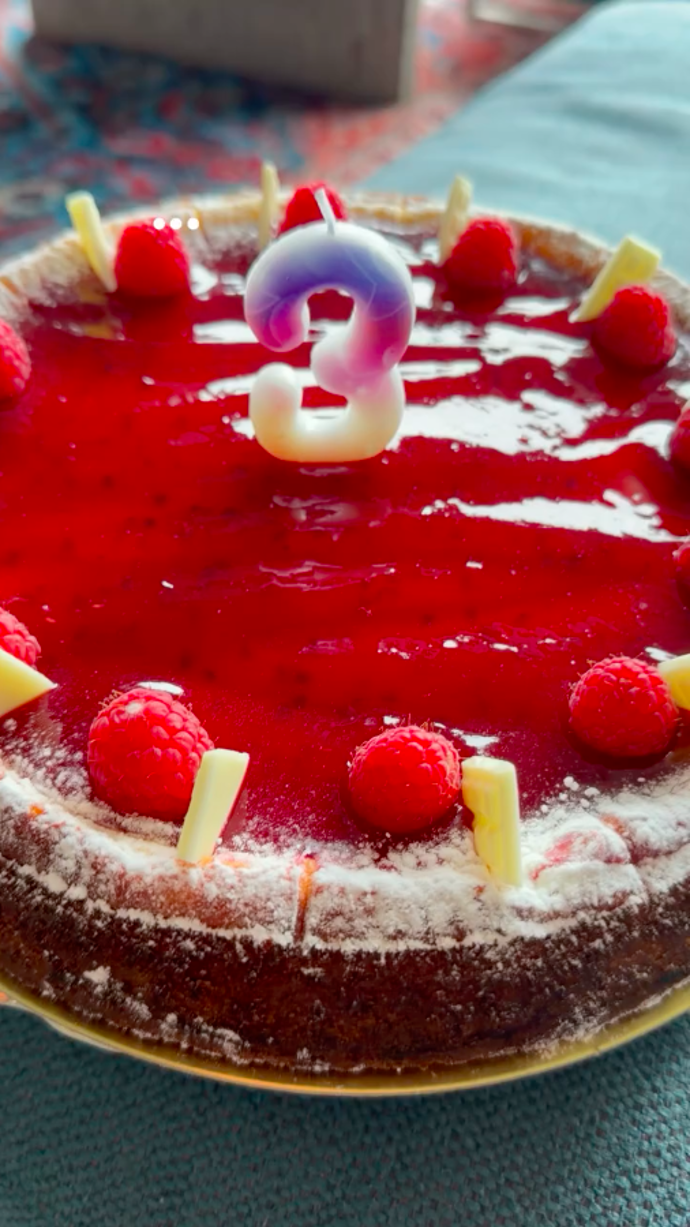 Rozárka slaví třetí narozeniny.