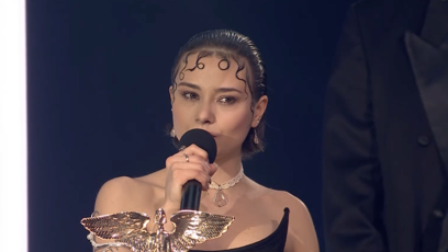 FOTO: Během své děkovné řeči ovšem zcela nečekaně promluvila o obrovské rodinné tragédii.