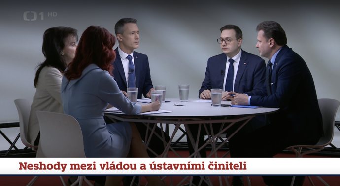 Radek Vondráček se pohádal s moderátorem Martinem Řezníčkem.