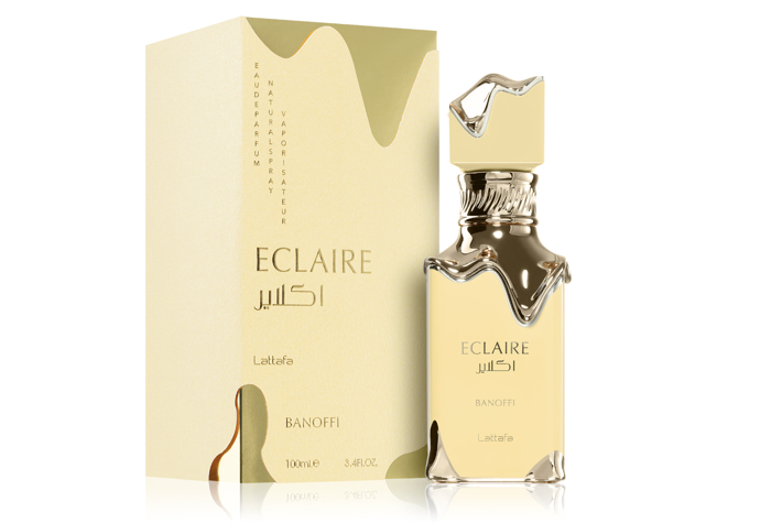 Jestli mě za poslední dobu nějaká vůně opravdu oslovila, je to tento banánový kousek od značky Lattafa. Eclair Banoffi voní jako sladký banánový dezert s karamelem a šlehačkou a dokonce i pár hodin vydrží, jen je potřeba ho občas přiživit. Jeho cena se pohybuje kolem 700 Kč podle místa koupi a různých akcí. Kupovala jsem ji v akci za 633 Kč. 