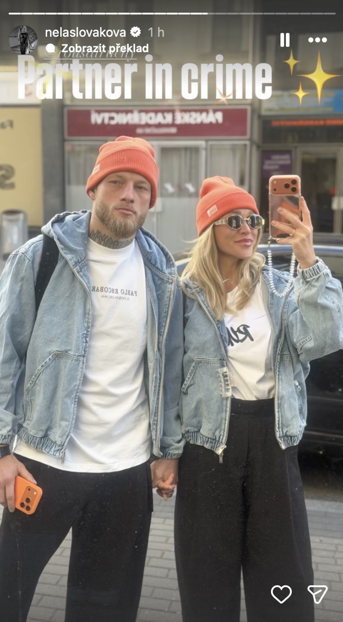 Nela Slováková svého partnera miluje a je mu oporou.