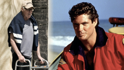 FOTO: David Hasselhoff byl spatřen s chodítkem.