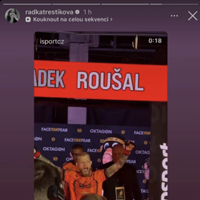 Radka Třeštíková se navezla do Roušala.