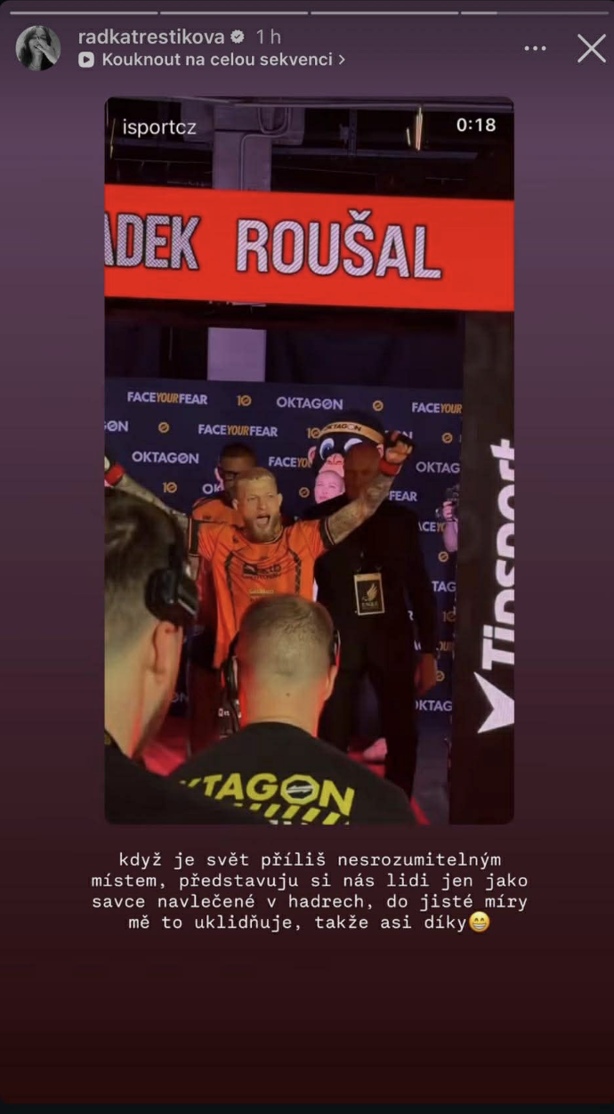 Radka Třeštíková se navezla do Roušala.