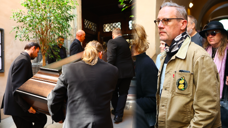 Faux pas na pohřbu Jana Potměšila: David Matásek dorazil v civilu, s oblekem si nelámal hlavu 