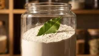 Neprůstřelná ochrana vaší spíže: Tento aromatický lístek v dóze s moukou moli nesnáší víc než cokoli jiného