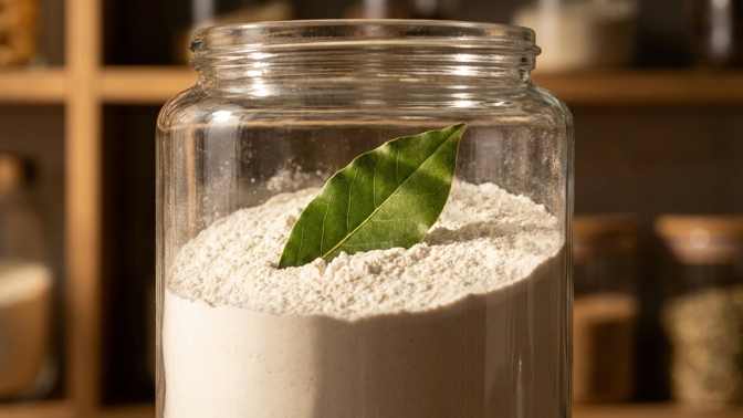 Moli v mouce? Jeden bobkový list je spolehlivě vyžene ze spíže