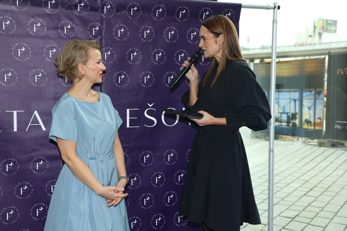 Daniela Brzobohatá s Ivetou Fabešovou.
