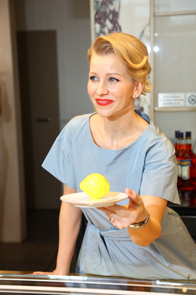 Iveta Fabešová s legendárním citrónem. 