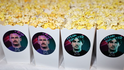 FOTO: Na promítání nechyběl ani popcorn.