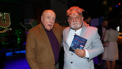 FOTO: Václav se na křtu potkal s Felixem Slováčkem.