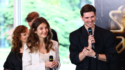 FOTO: Sara Sandeva se svým tanečním partnerem.