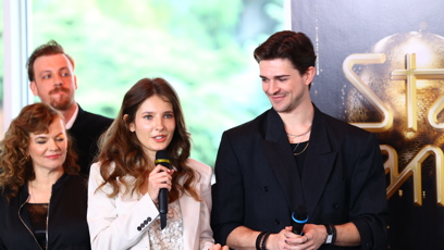 FOTO: Sara Sandeva na tiskové konferenci k novému ročníku StarDance.