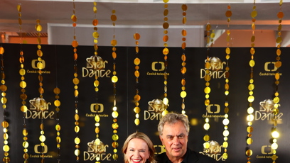 FOTO: Tomáš Matonoha po boku své taneční partnerky Lenky Nory Nývorkové.