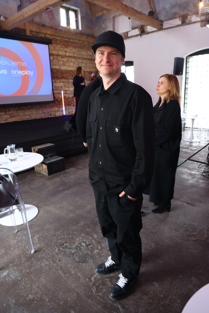 Braňo Holiček na představení novinek TV Nova.