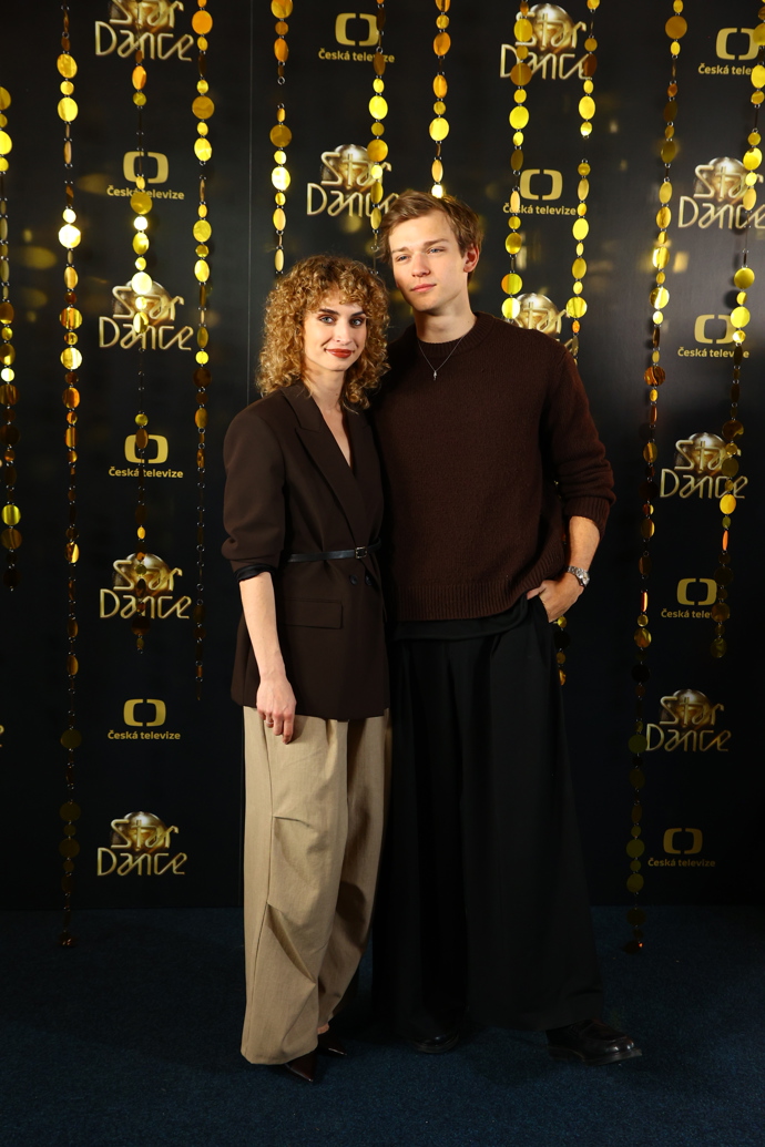 Tanečnice Natálie Otáhalová a herec, zpěvák Tomas Sean Pšenička.