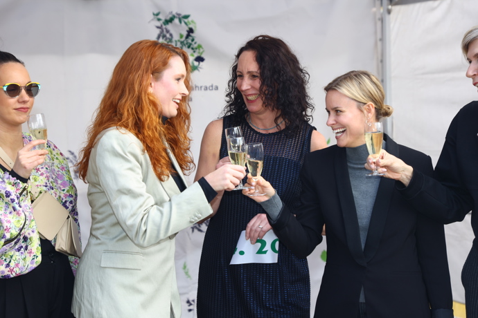 Slavnostní přípitek.