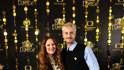 FOTO: Petra Nesvačilová se svým tanečním partnerem.