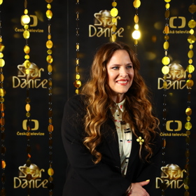 Petra Nesvačilová na tiskové konferenci ke 14. ročníku StarDance.