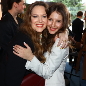 Petra Nesvačilová a Sara Sandeva na tiskové konferenci ke 14. ročníku StarDance.