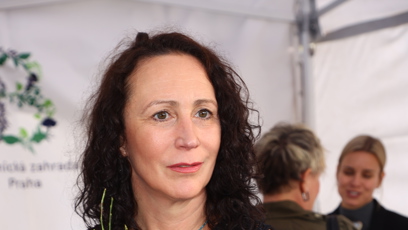 FOTO: Kristýna Frejová na slavnostním zahájení výstavy živých tropických motýlů nazvané Motýli: Umění přežít.