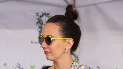 FOTO: Michaela Tomešová na slavnostním zahájení výstavy živých tropických motýlů nazvané Motýli: Umění přežít.