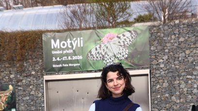 FOTO: Antonie Fromanová na slavnostním zahájení výstavy živých tropických motýlů nazvané Motýli: Umění přežít.