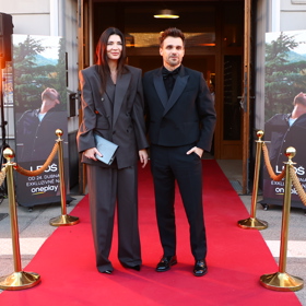 Manželé Marešovi na premiéře.