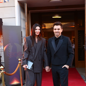 Leoš Mareš se svou drahou polovičkou. 