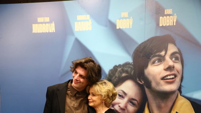FOTO: Jana Nagyová na premiéře snímku Šampión s Adamem Kubalem.