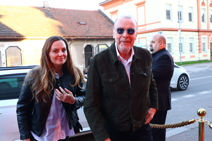 Štefan Margita na premiéře dokumentu Leoše Mareše.