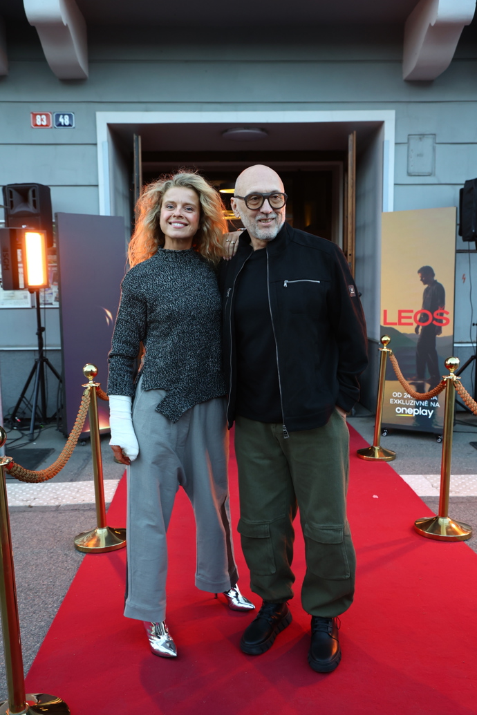 Vendula Wronka Fialová s manželem Leškem Wronkou. 